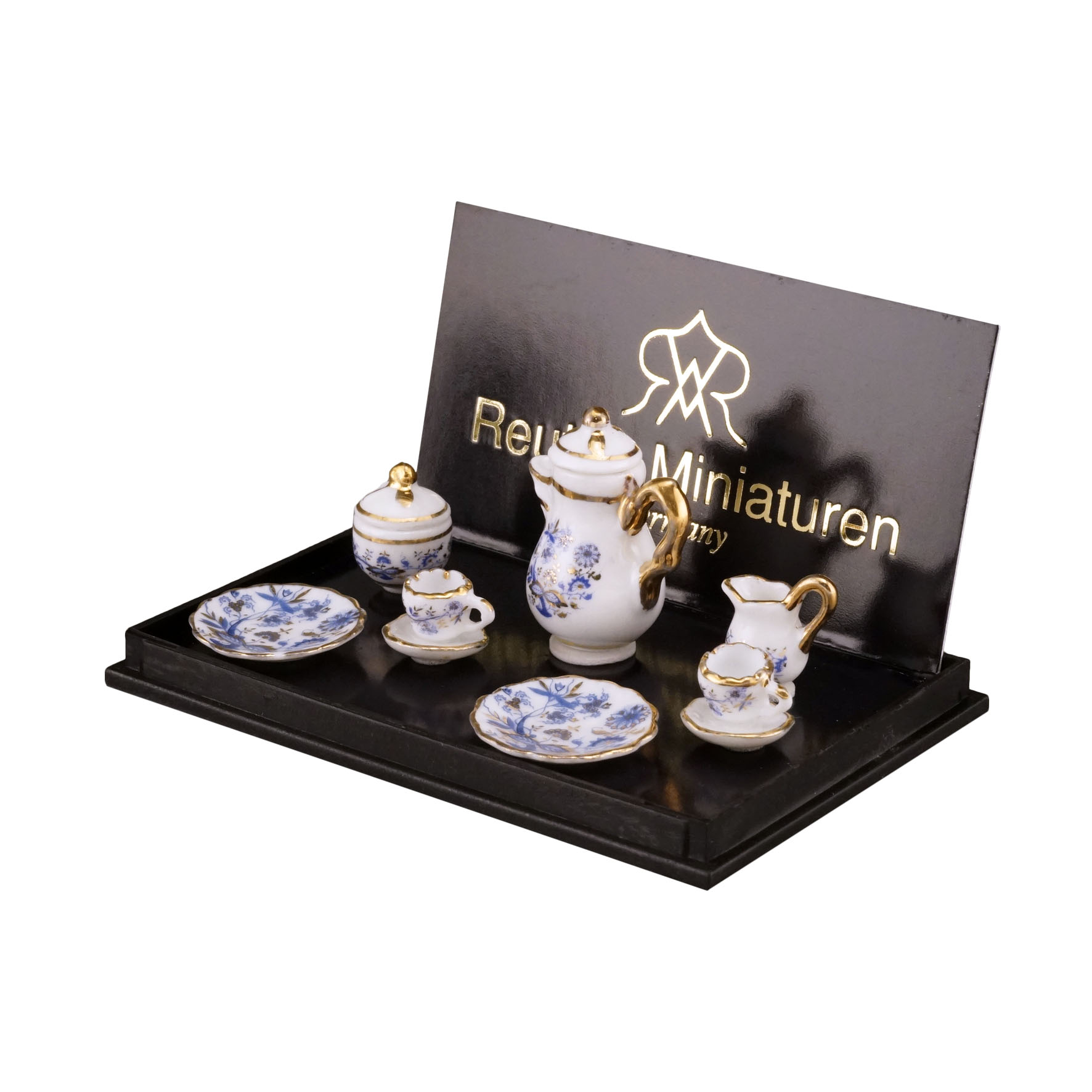 Kaffeeservice 2 Personen - Dekor "Goldzwiebel"