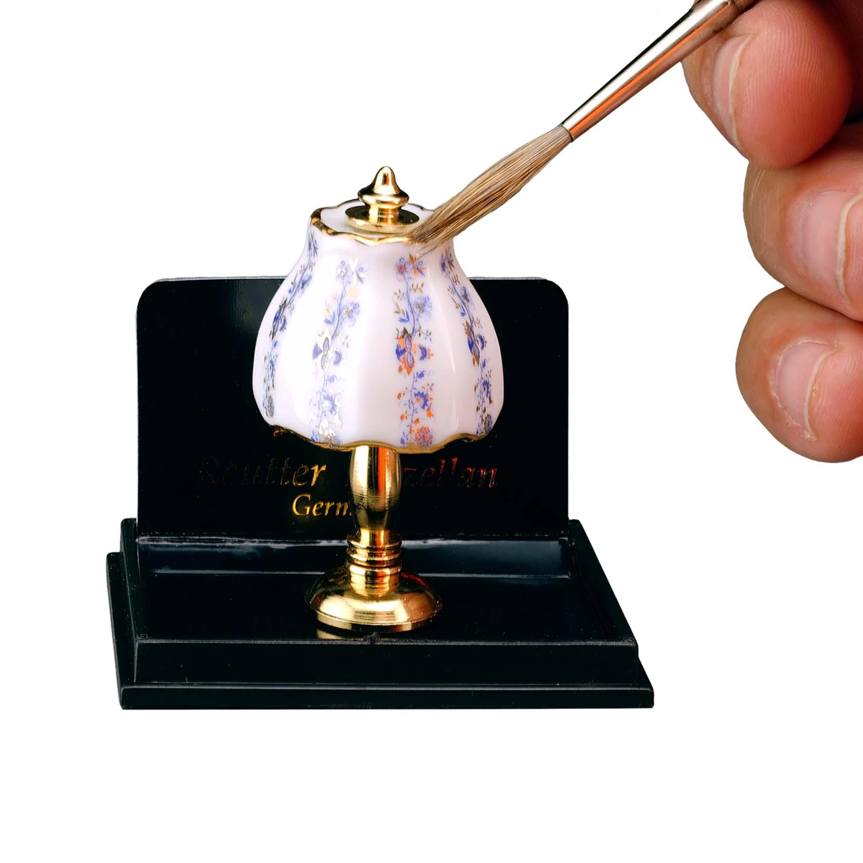 Tischlampe  - Dekor Goldzwiebel
