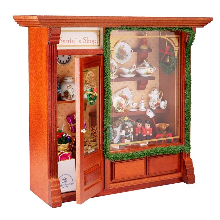 Weihnachtsladen mit Beleuchtung