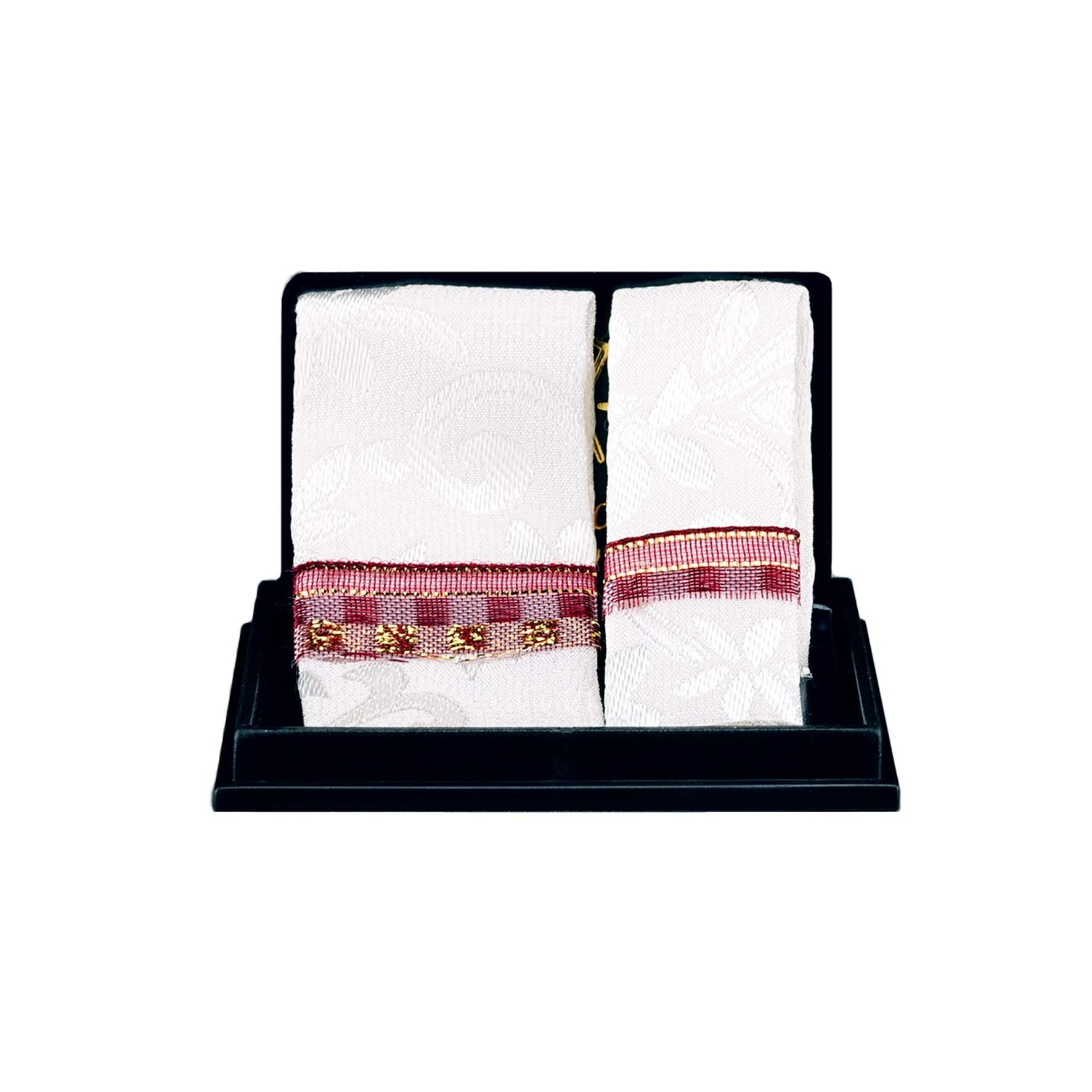 Handtuchset - Weiß mit goldenen Ornamenten
